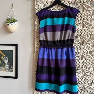 LOFT Striped Multicolor Dress